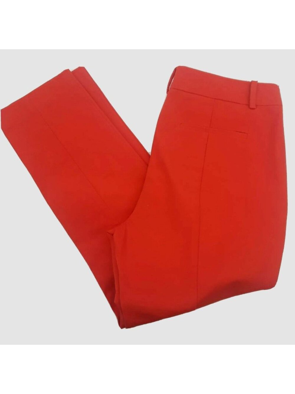 Ann Taylor Red 8P Signature Ankle Pant Jeans  Side Zip Women's Petite NWT